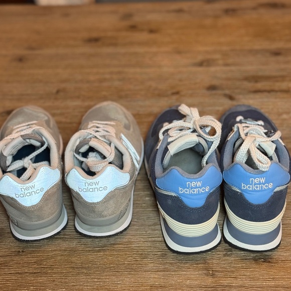 👟 👟  👟👟Two-Pack: New Balance 574 Classic Sneakers - Unisex Lot (Size 23 cm) - Picture 4 of 10